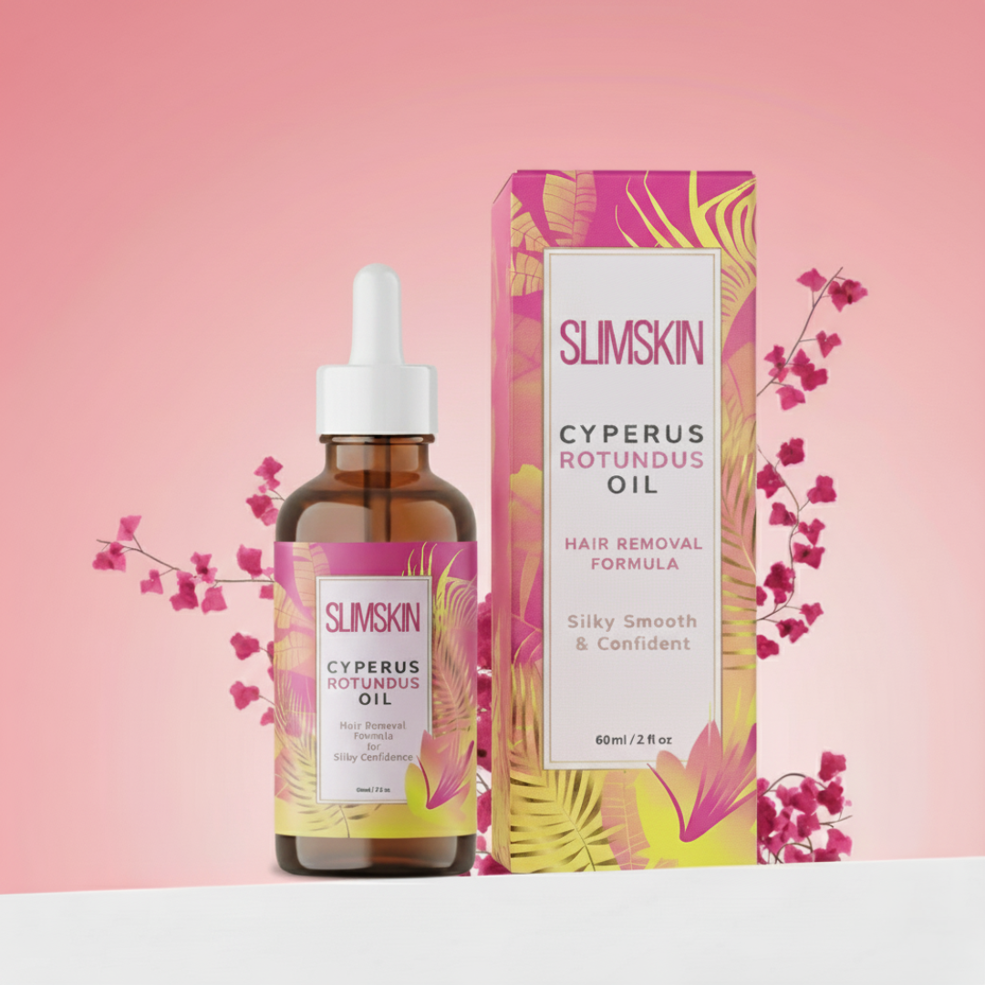 Hårborttagningsolja - Naturligt len hud utan rakhyvel